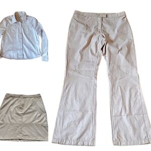 SZ11/13 NWT 3 Piece Matching set Point Zero Cream